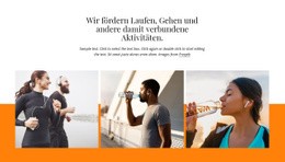 Wir Fördern Laufveranstaltungen - Website Creation HTML