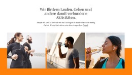 Wir Fördern Laufveranstaltungen - Professionelles Website-Design