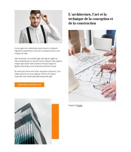 Techniques D'Architecture – Maquette De Site Web Prête À L'Emploi
