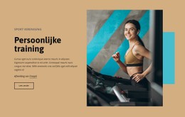 Luxe Persoonlijke Training Eenvoudige Html-Sjabloon Met CSS