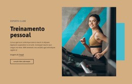 Design De Site Premium Para Treinamento Pessoal De Luxo