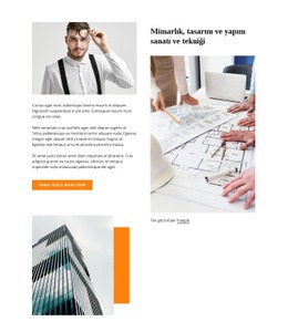Mimari Teknikleri Için Ücretsiz Tasarım Şablonu