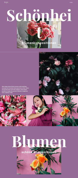 Blumensalon – Benutzerfreundliches WordPress-Theme