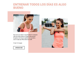 Sitio HTML Para Entrenar Todos Los Días Es Algo Bueno