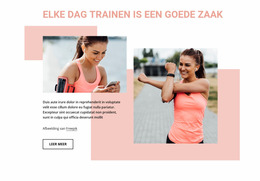 Exclusieve Joomla-Sjabloon Voor Elke Dag Trainen Is Een Goede Zaak