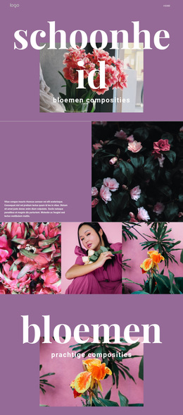 Bloemen Salon - Gratis Download Van WordPress-Thema