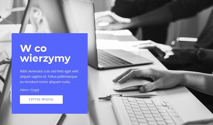 Strategia, marketing, organizacja Kreator witryn internetowych HTML