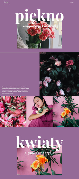 Salon Kwiatowy - Darmowy Motyw WordPress