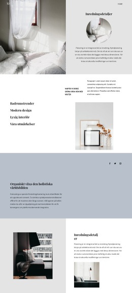 Designa Ditt Hem Från Grunden - Nedladdning Av HTML-Mall