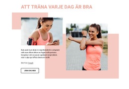 Att Träna Varje Dag Är Bra - Personlig Mall