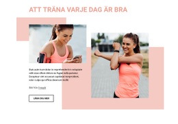 Att Träna Varje Dag Är Bra - Inbyggd Cms-Funktionalitet