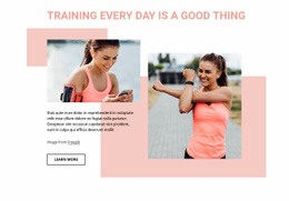 Training Every Day Is A Good Thing - Responsive Wysiwyg HTML Editor