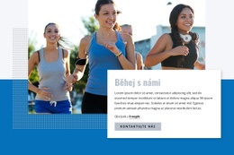 Běhejte S Naším Klubem – Bezplatná Šablona
