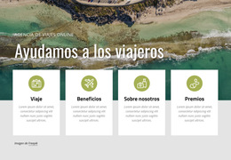 Planea Unas Vacaciones Con Nosotros - Plantilla De Sitio Web Gratuita