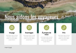 Planifiez Des Vacances Avec Nous - Modèles De Sites Web