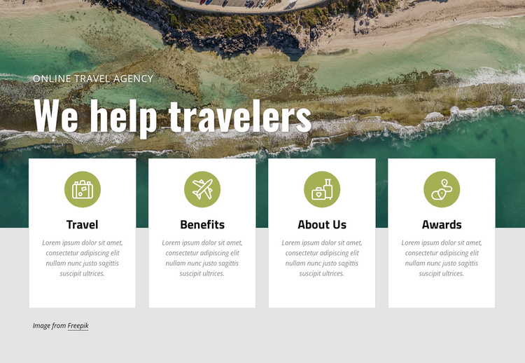Plan a vacation with us Joomla Template