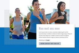 Responsieve HTML Voor Ren Met Onze Club