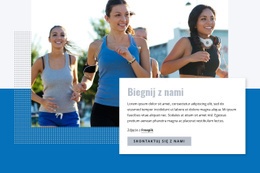 Biegnij Z Naszym Klubem - Darmowy Szablon