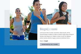 Responsywny HTML Dla Biegnij Z Naszym Klubem