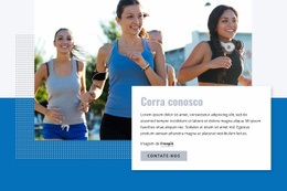 Corra Com Nosso Clube Modelo Responsivo HTML5