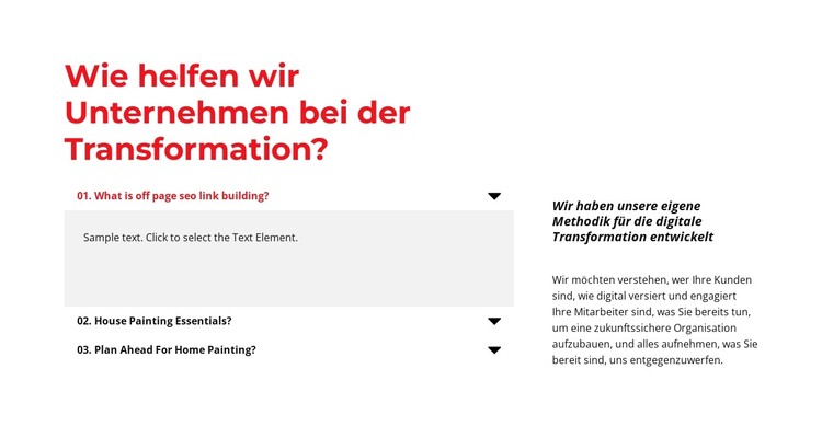 Beliebte Themen auf der Website CSS-Vorlage