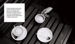 Website-Design Für Kaffeezeremonien