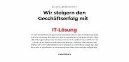 Kreativstes Design Für IT-Text