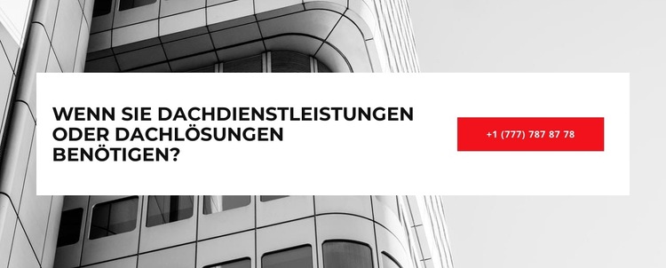 Ausführliche Beratung Website-Vorlage