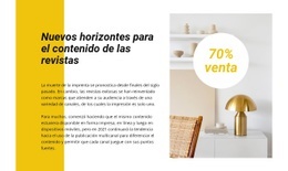 Descuentos En Decoración - HTML Website Builder