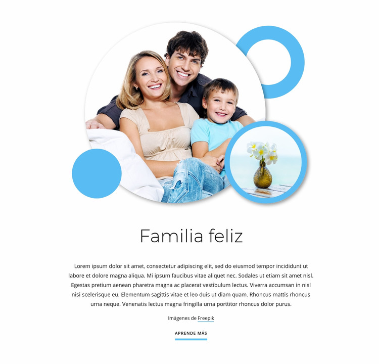 Artículos de familia feliz Plantilla Joomla