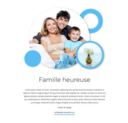 Site WordPress Pour Articles De Famille Heureux