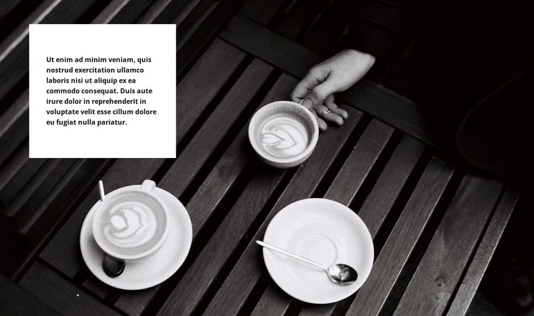 Coffee ceremonies Homepage Design
