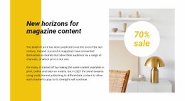 Discounts On Decor - Multi-Purpose Html Code