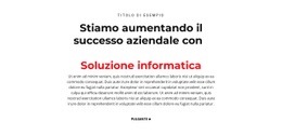 Testo Informatico - Modello Gratuito