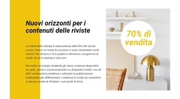 Sconti Sull'Arredamento Modello HTML