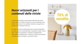 Sconti Sull'Arredamento: Tema WordPress Moderno