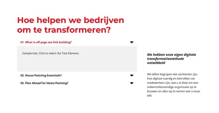 Populaire onderwerpen op de site Bestemmingspagina