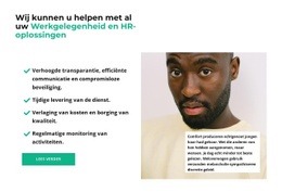 Multifunctioneel Sjabloon Van Één Pagina Voor Hulp Bij IT-Training