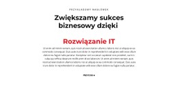 Tekst Informatyczny Podstawowy Szablon HTML Z CSS