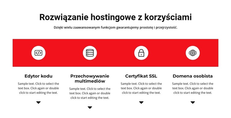 Korzyści z pracy Szablon HTML