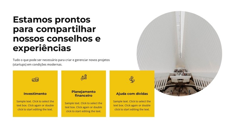 Mais sobre os princípios do trabalho Template CSS