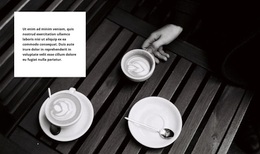 Responsive Web Template For Coffee Ceremonies