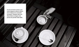 Kahve Törenleri - Bir Sayfalık Şablon