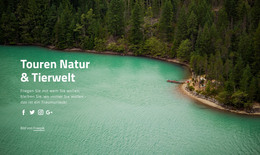 Touren Durch Natur Und Leben – Vorlage Für Website-Builder