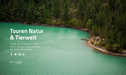 Touren Durch Natur Und Leben – Fertiges Website-Design