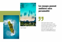 Les Voyages Peuvent Améliorer Votre Personnalité - Maquette Réactive