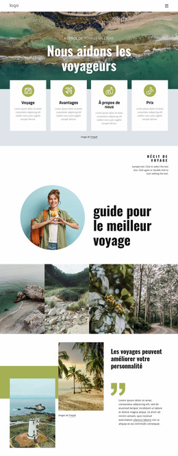 Modèle Joomla Le Plus Créatif Pour Nous Vous Aidons À Gérer Votre Voyage