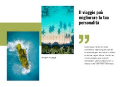 Il Viaggio Può Migliorare La Tua Personalità - Modello Di Sito Web Personale