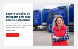 Soluções De Transporte - Modelo Criativo Multiuso