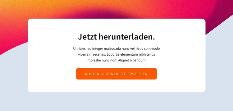 Block herunterladen HTML-Vorlage